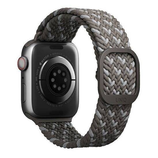 UNIQ pasek Aspen Apple Watch 44/42/45mm Braided DE szary/pebble grey