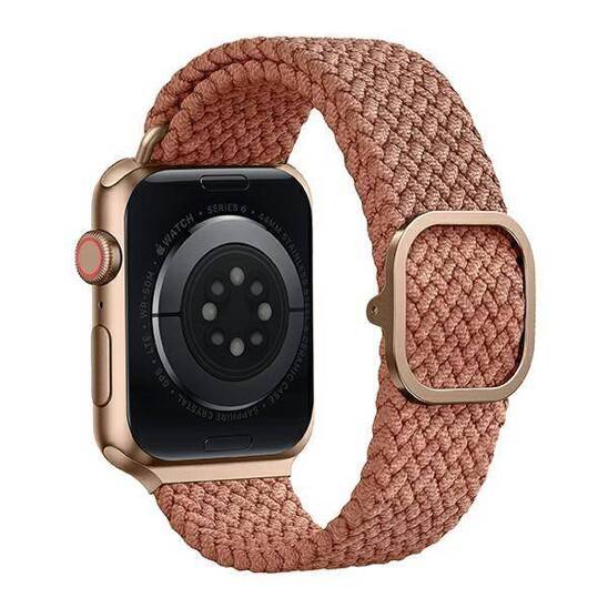 UNIQ pasek Aspen Apple Watch 44/42/45mm Braided różowy/grapefruit pink
