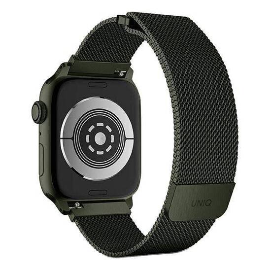 UNIQ pasek Dante Apple Watch Series 4/5/6/7/SE 38/40/41mm. Stainless Steel zielony/green